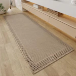 Waffle Bathroom Runner Rug