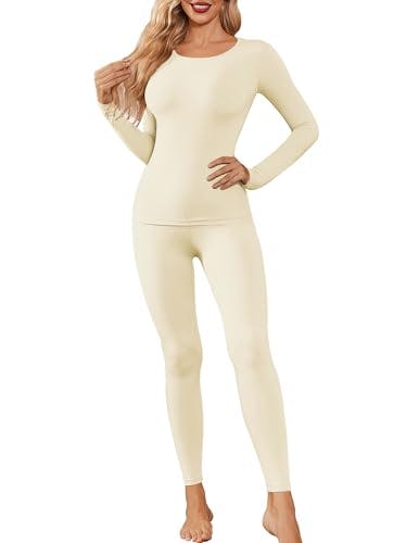 Ekouaer Women's Thermal Set
