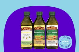 three bottles of olive oil
