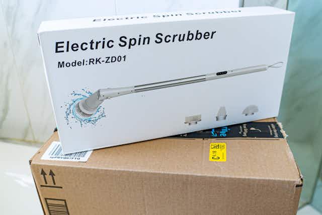 Electric Spin Scrubber, Only $22 With Amazon Promo Code (Reg. $50) card image