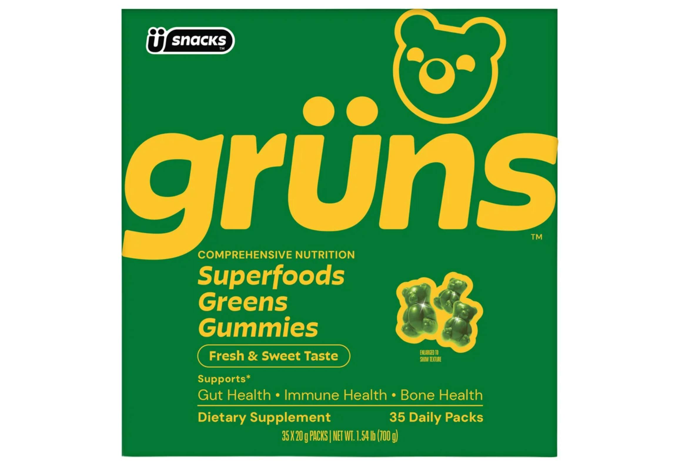 Gruns Adult Greens Gummies