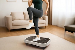 Vibration Plate Machine, Now $48.99 on Amazon (Reg. $76.99) card image