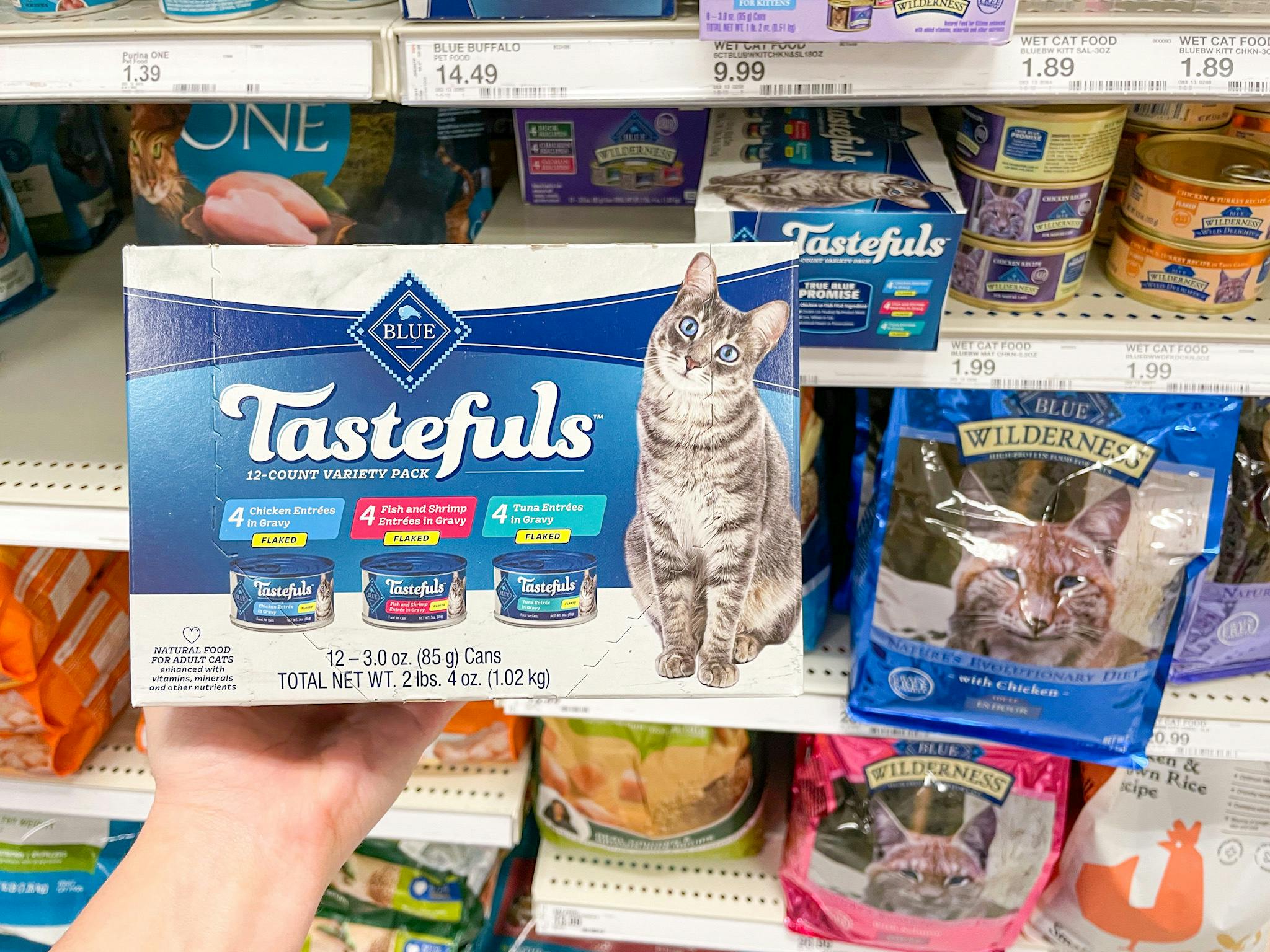 Blue Buffalo 12Count Wet Cat Food Variety Pack, as Low as 13.01 on