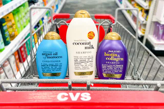 Rare $6 OGX Hair Care Coupon — Pay as Low as $4 Each at Walgreens and CVS card image