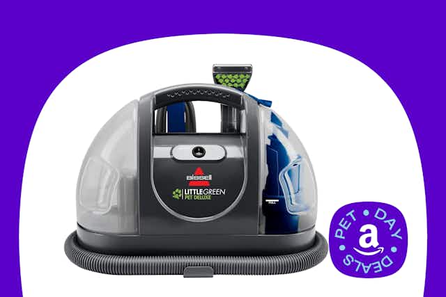 Bissell Little Green Pet Carpet Cleaner, Only $98 for Amazon Pet Day card image