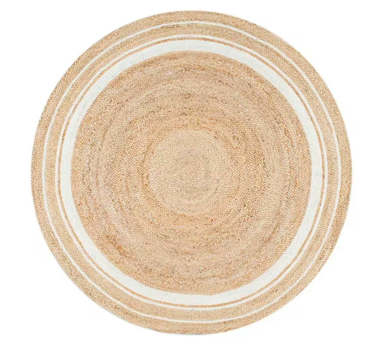 Farmhouse Round Indoor Area Rug