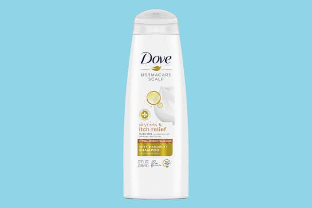 Dove DermaCare Scalp Shampoo, as Little as $2.50 on Amazon card image
