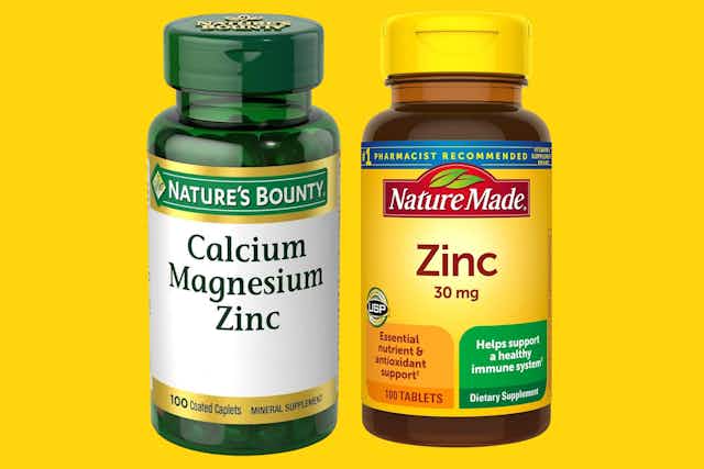 Stock Up on Nature Made and Nature's Bounty Vitamins With Coupons on Amazon card image