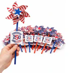 Patriotic Card & Pinwheel Set