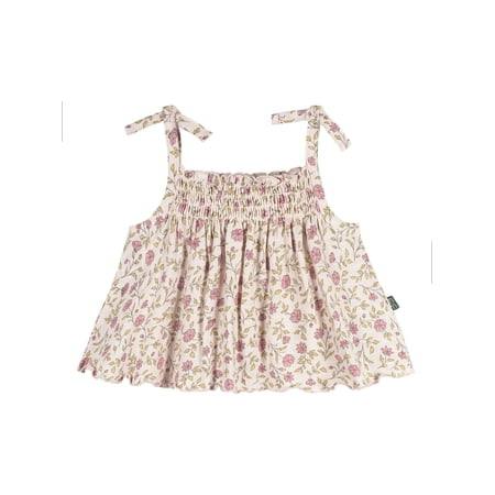 Baby Organic Smocked Sleeveless Top