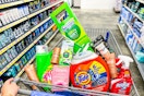 Walmart shopping haul using rebates from Ibotta, Fetch and P&G