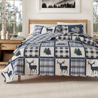 Great Bay Home Rustic Lodge Quilt Set