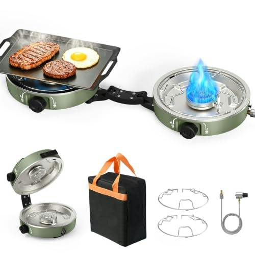 2-Burner Propane Camping Stove