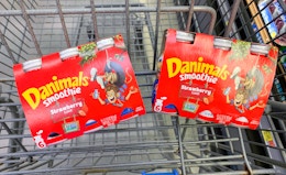 danimals smoothies in shopping cart