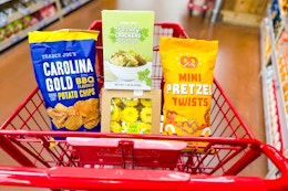 Trader Joe's Top July Buys: Pistachio Gelato, Pretzel Buns, Snacks, and More card image