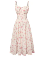 Women's Floral Corset Dress