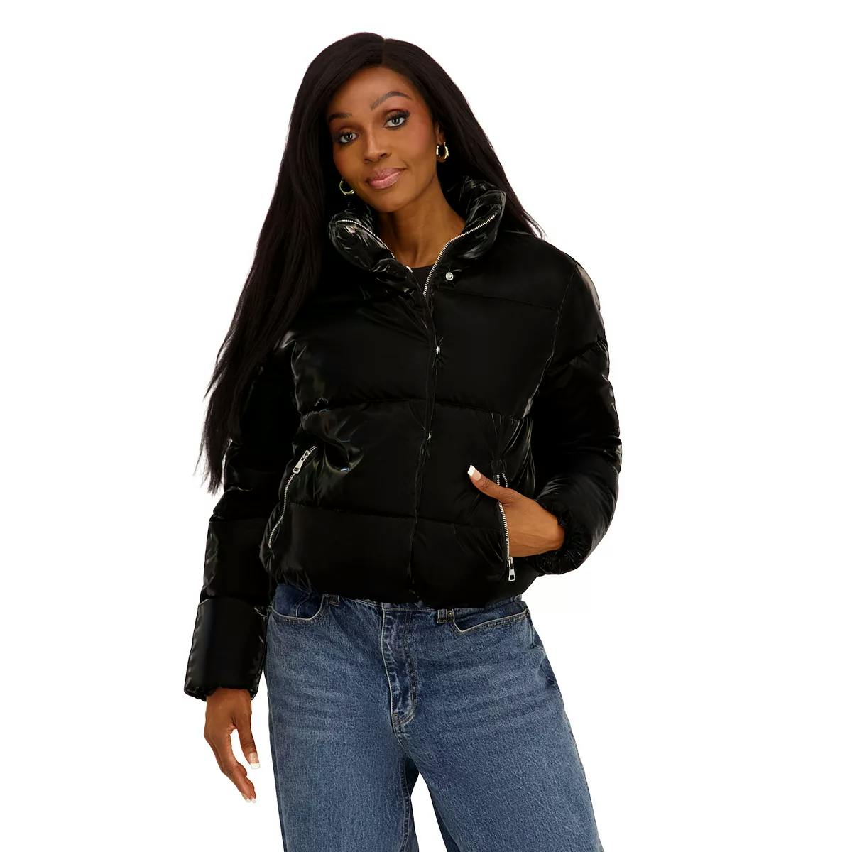 Madden Girl Juniors' Puffer Jacket