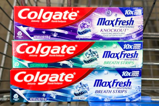 colgate max fresh toothpaste in shopping cart