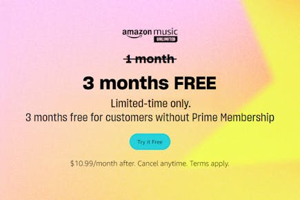Amazon Music Unlimited 3-Month Membership