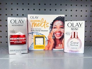 Olay skincare - moisturizer, serum, and facial cleanser