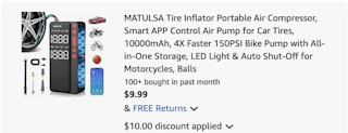 air compressor Amazon receipt