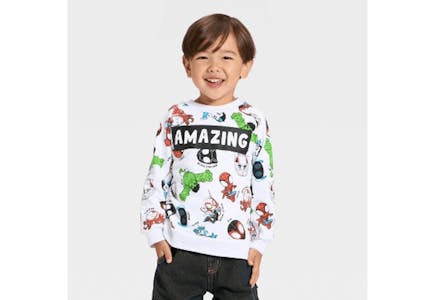 Marvel Toddler Pullover
