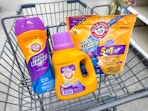 arm & hammer laundry care items in walgreens cart