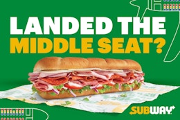 middle seat promo from subway