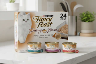 fancy feast gravy lovers on counter