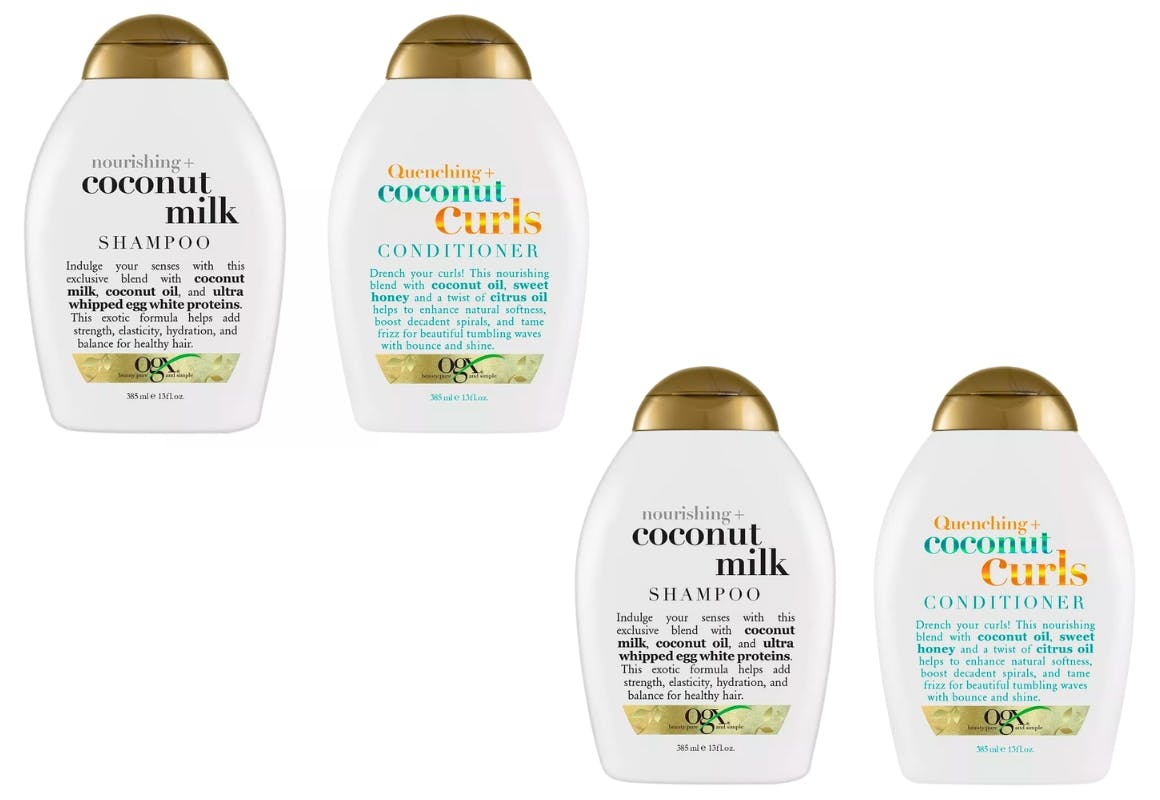 2 OGX Shampoos + 2 Conditioners