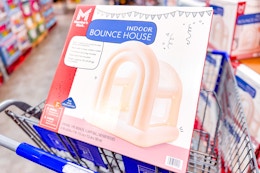 members mark bounce house in shopping cart