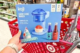 S'mores, Cotton Candy, and Snow Cone Maker Sets: $28.49 at Target card image