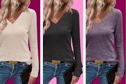 B0FCFYFMCG, B0FCFYF6XR, B0FCFX9XPM v-neck shirt