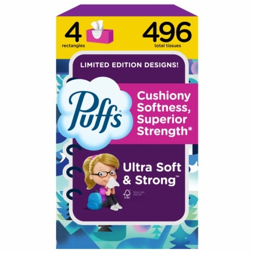 Puffs Tissues 4-Pack