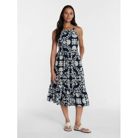 Time and Tru Women's Halter Dress