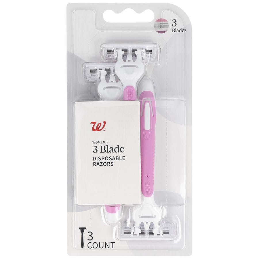 2 Walgreens Disposable Razor Packs