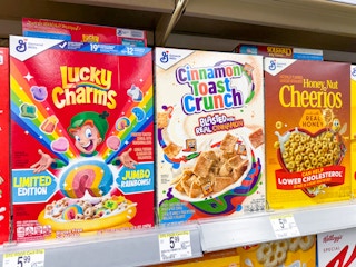 general mills cereals on walgreens shelf