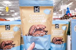 New Member's Mark Caramel Cookie Clusters, $10.74 at Sam's Club card image