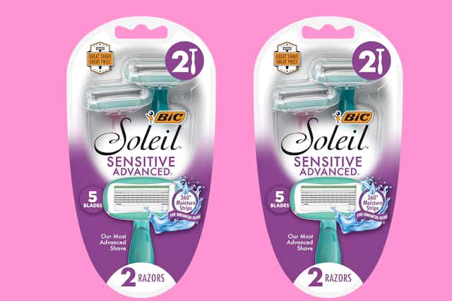 Bic Razors: Get 2 Packs for $6.22 on Amazon card image