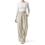 Women's Drawstring Palazzo Pants