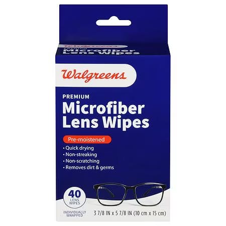 2 Walgreens Lens Wipe Packs