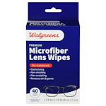 2 Walgreens Lens Wipe Packs