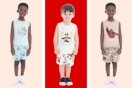 walmart toddler character outfit set collage
