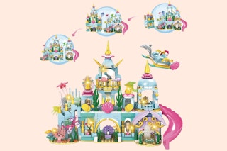 4-in-1 Ocean Princess Castle Building Set B0DXVCZKCX