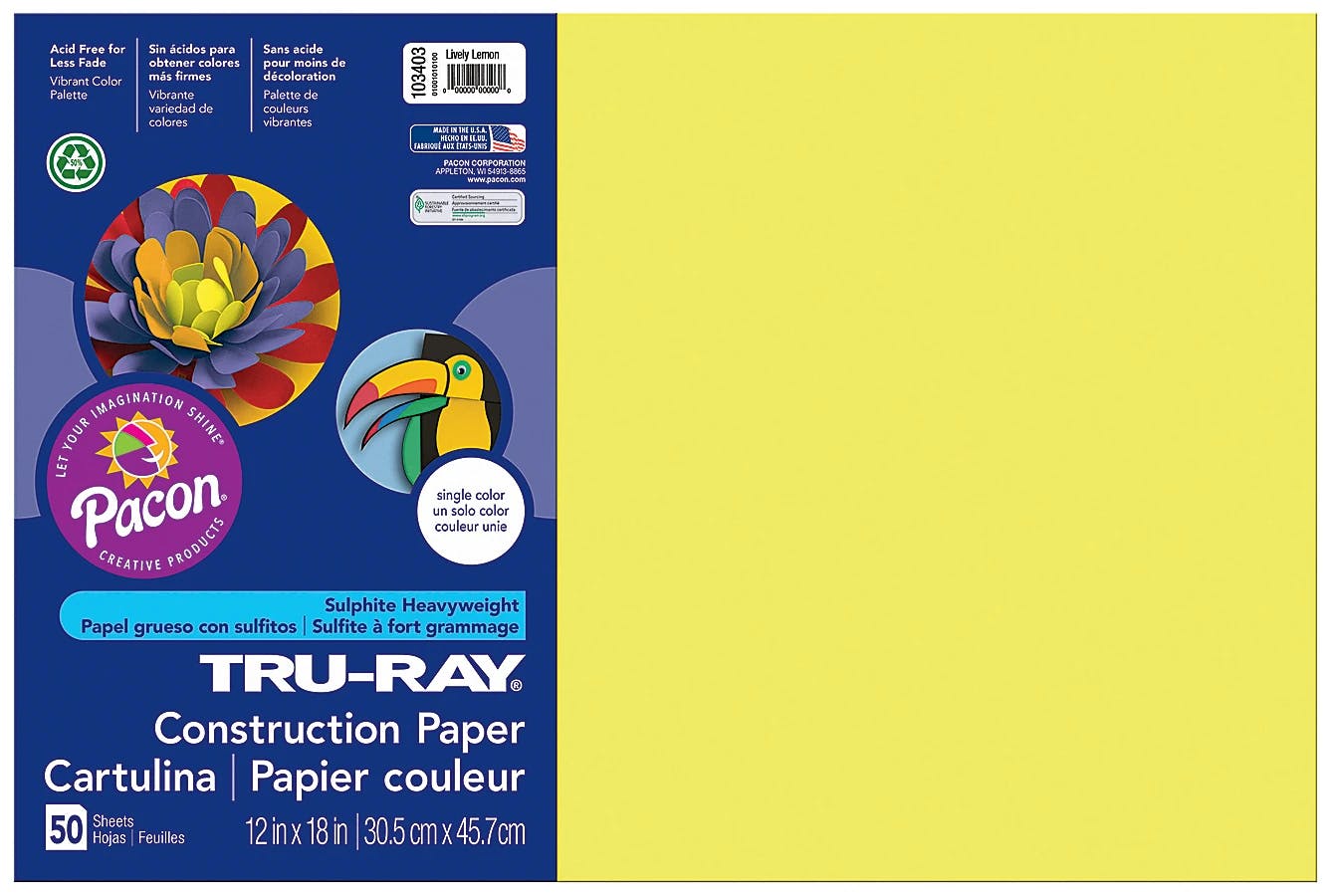 Tru-Ray Construction Paper Pack