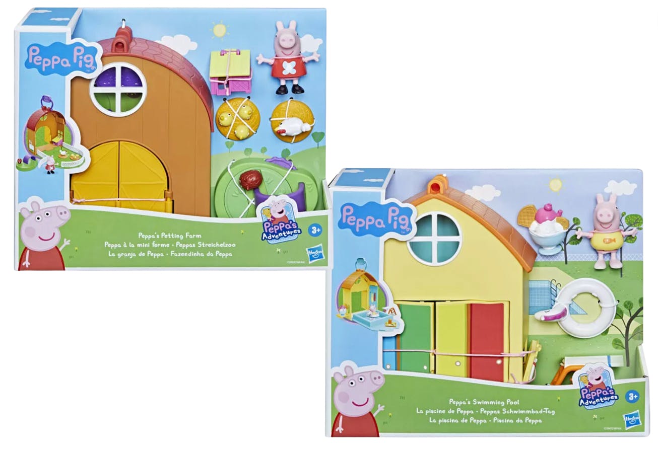 2 Peppa Pig Playsets