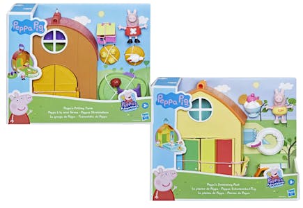 2 Peppa Pig Playsets