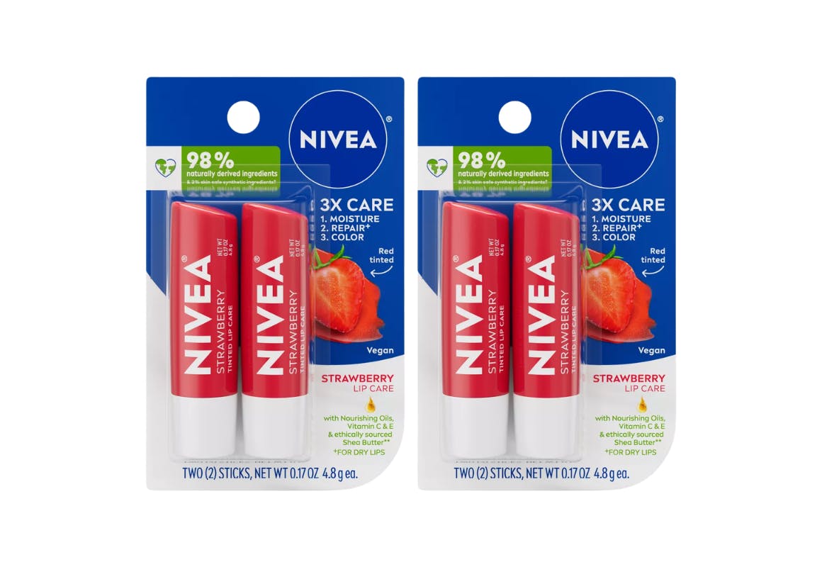 2 NIVEA Lip Balm Sets