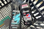 axe products in shopping basket