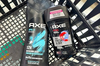 axe products in shopping basket